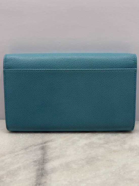 TIFFANY & CO NWOT Blue Leather Crossbody bag/clutch - Picture 5 of 14